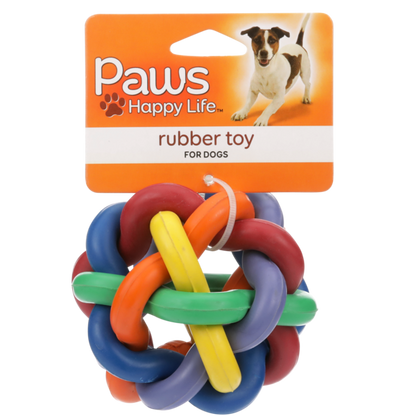 Paws Premium Rubber Nobbly Wobbly Dog Toy