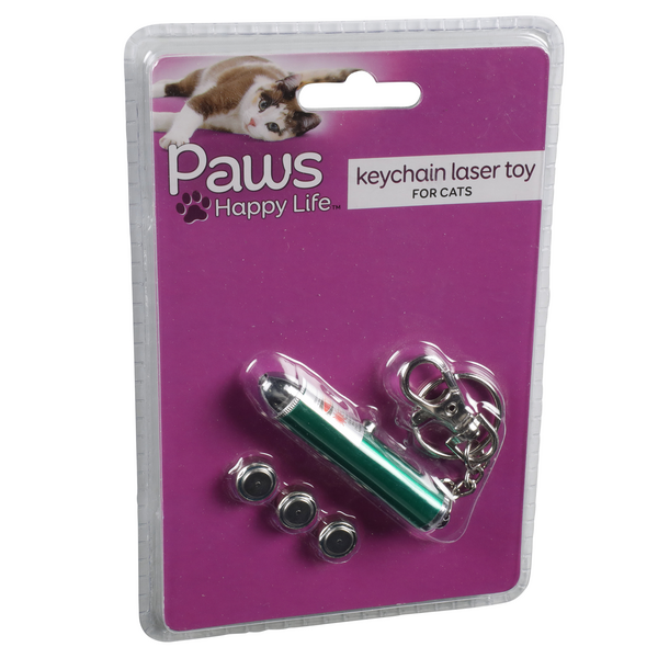 Paws Happy Life Keychain Laser Toy for Cats