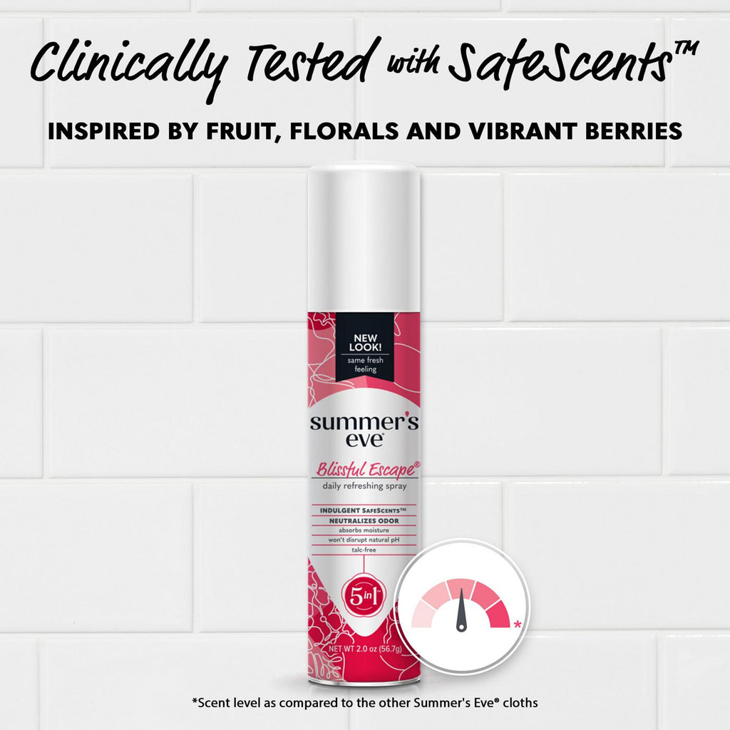 Summers Eve Freshening Spray 2oz Blissful Escape