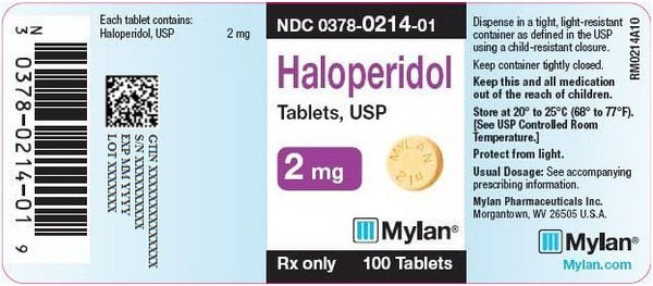 HALOPERIDOL TB 2MG 100