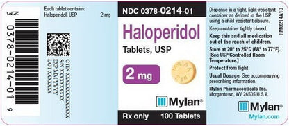 HALOPERIDOL TB 2MG 100