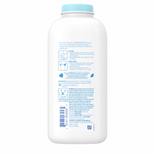 Johnson’s Baby Powder Cornstarch Aloe & Vitamin E, 1.5 oz