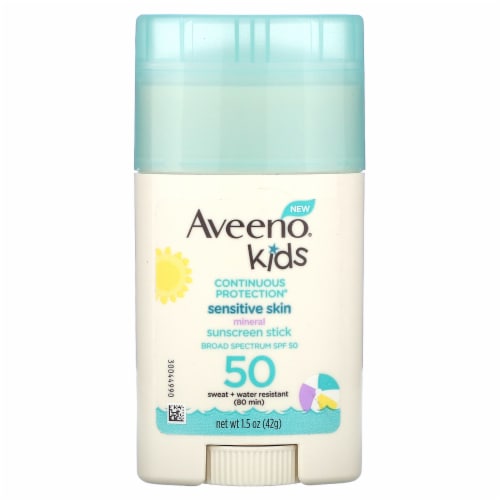 Aveeno Spf#50 Kids Sensitive Skin Sunscreen Stick 1.5oz