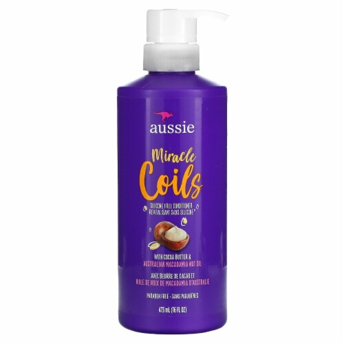 Aussie Conditioner Miracle Coils 16oz(Silicone Free) Pump