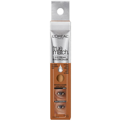 L'ORÉAL PARIS True Match Eye Cream in a Concealer, Dark N7-8, 0.4 fl oz