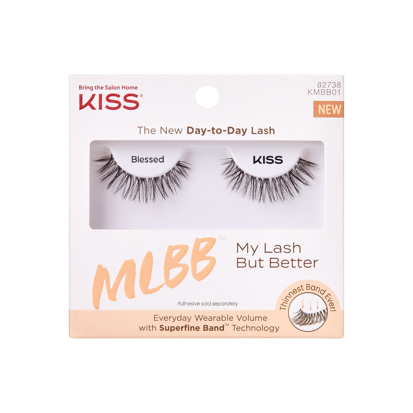 KISS My Lash But Better Strip Lashes - Still Touch, 4 pairs