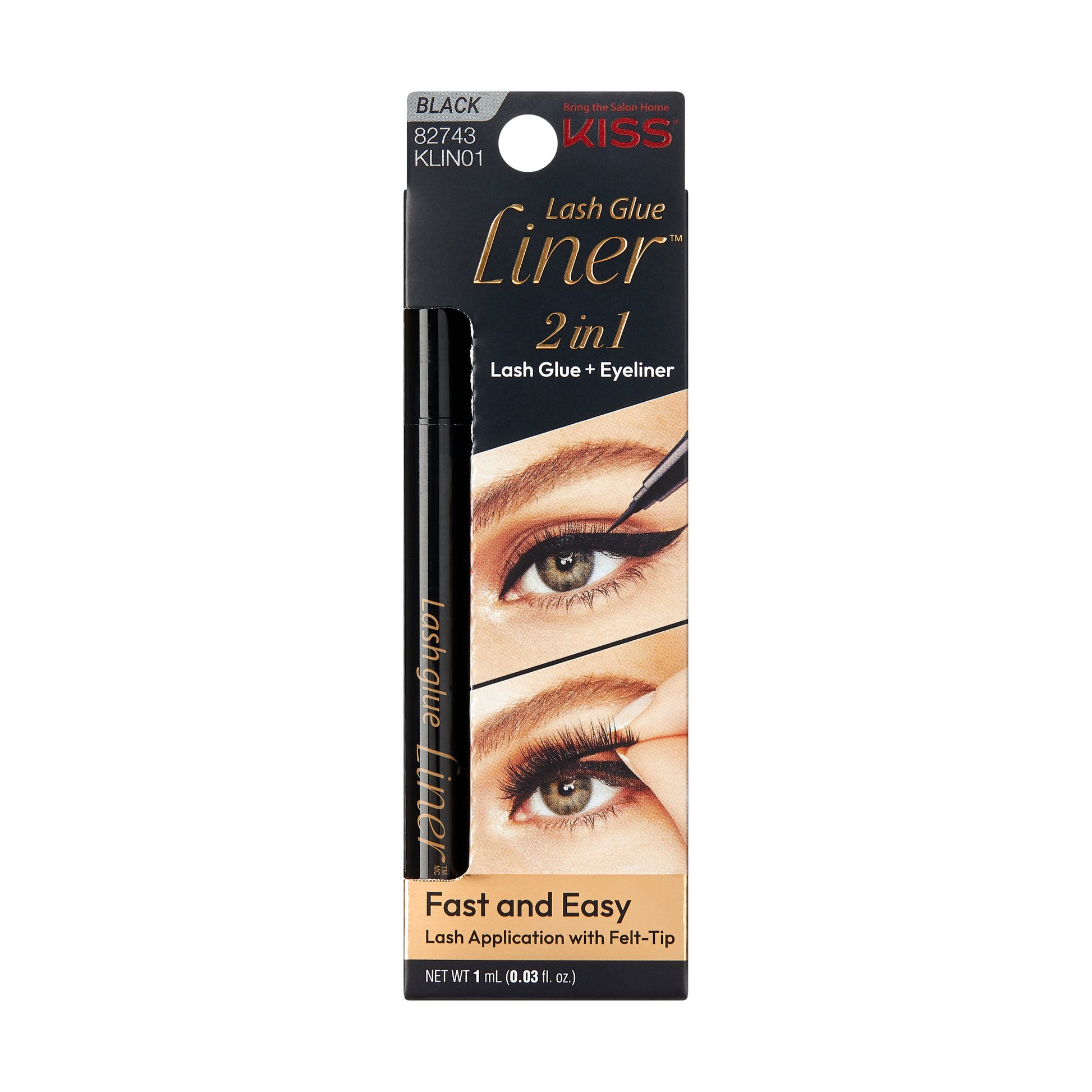 Kiss I Envy Lash Glue Liner Black 0.02oz