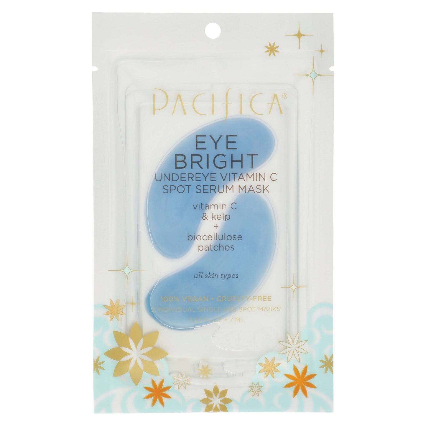 Pacifica Eye Bright Undereye Vitamin C Spot Serem Mask 0.23 Fl Oz
