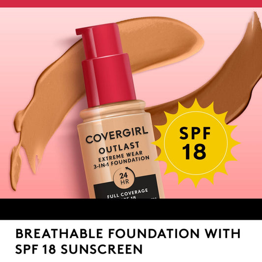 COVERGIRL Outlast Extreme Full Coverage Liquid Foundation - 810 Classic Ivory
