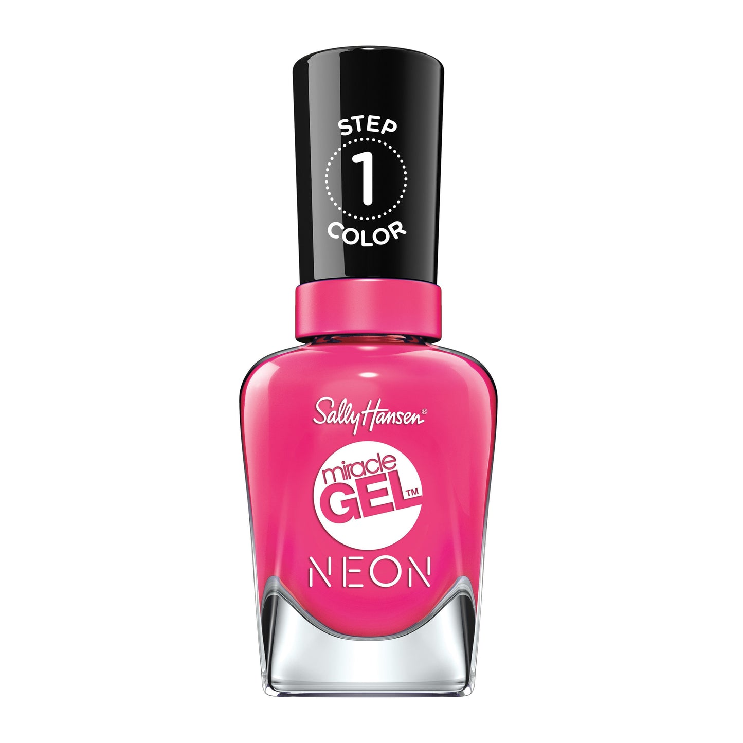 Sally Hansen Miracle Gel Nail Polish - Fuchsia Fever (Neon) - 0.5 fl oz