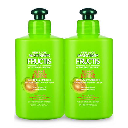 Garnier Fructis Sleek & Shine Leave-in Conditioning Cream, 10.2 oz