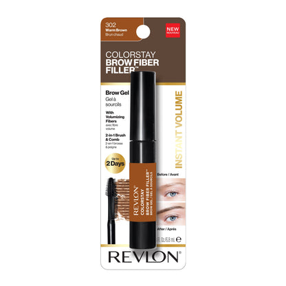 REVLON ColorStay Brow Fiber Filler - 302 Warm Brown