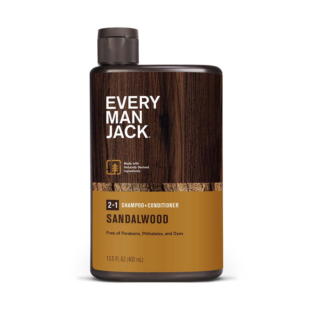 Every Man Jack Shampoo 2-In-1 Sandalwood 13.5oz