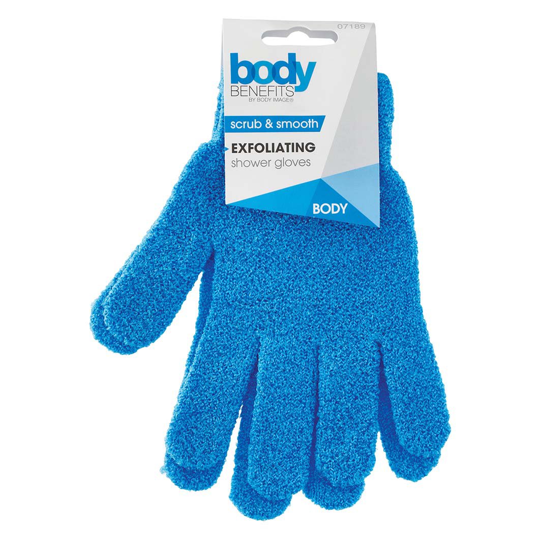 Body Benefits Scrub & Smooth Exfoliating Shower Gloves - Assorted