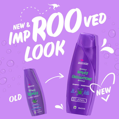 Aussie Shampoo Miracle Waves 26.2oz