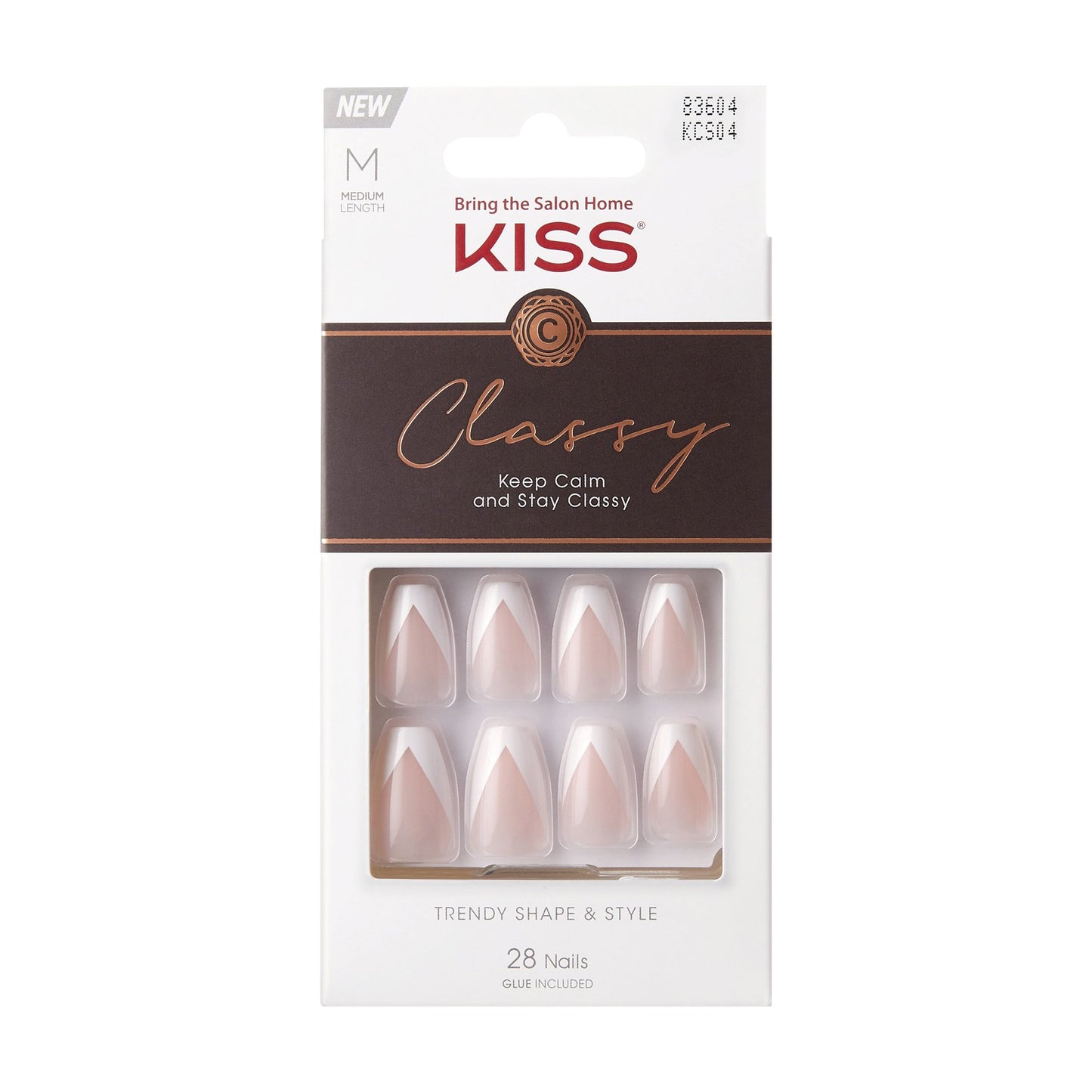 KISS Classy Press On Nails - Silk Dress