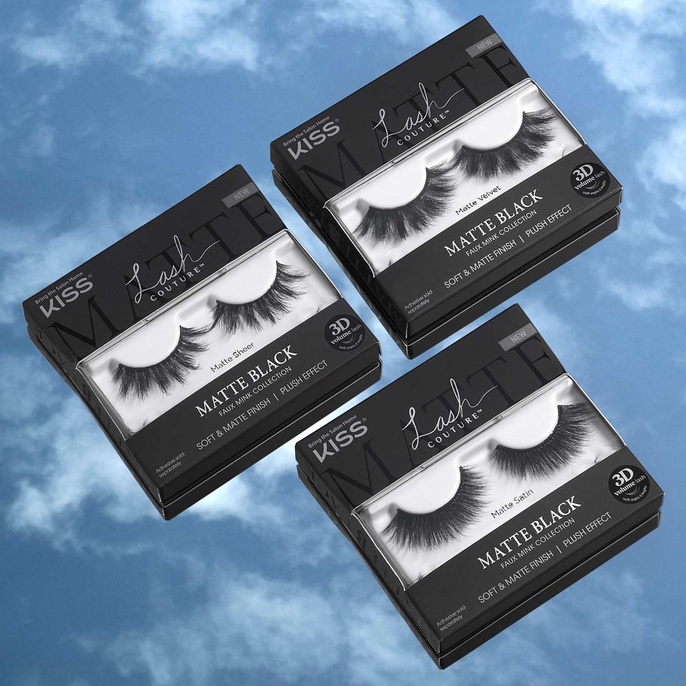 KISS Lash Couture 3D Faux Mink Lashes - Matte Velvet
