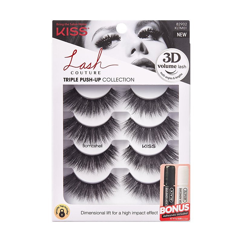 Kiss Lash Couture Triple Push- Up Collection Bombshell
