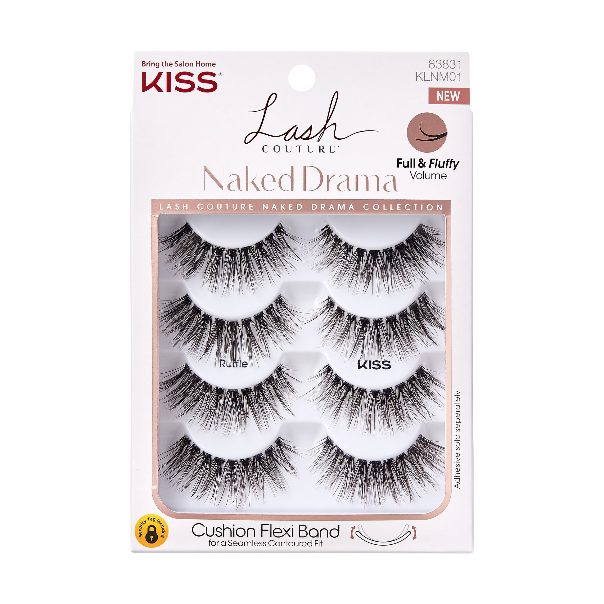 Kiss Lash Couture Naked Drama Collection Ruffle