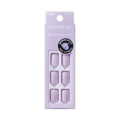 Kiss Impress Press-On-Manicure Nails 30 Count Picture Purple