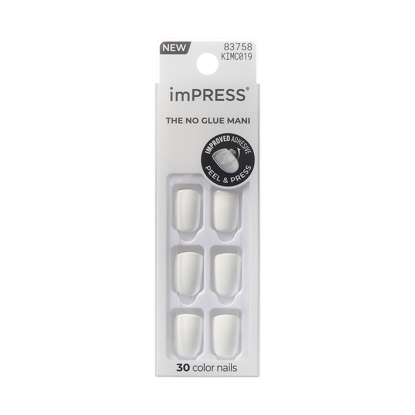 Kiss Impress Press-On-Manicure Nails 30 Count Frosting