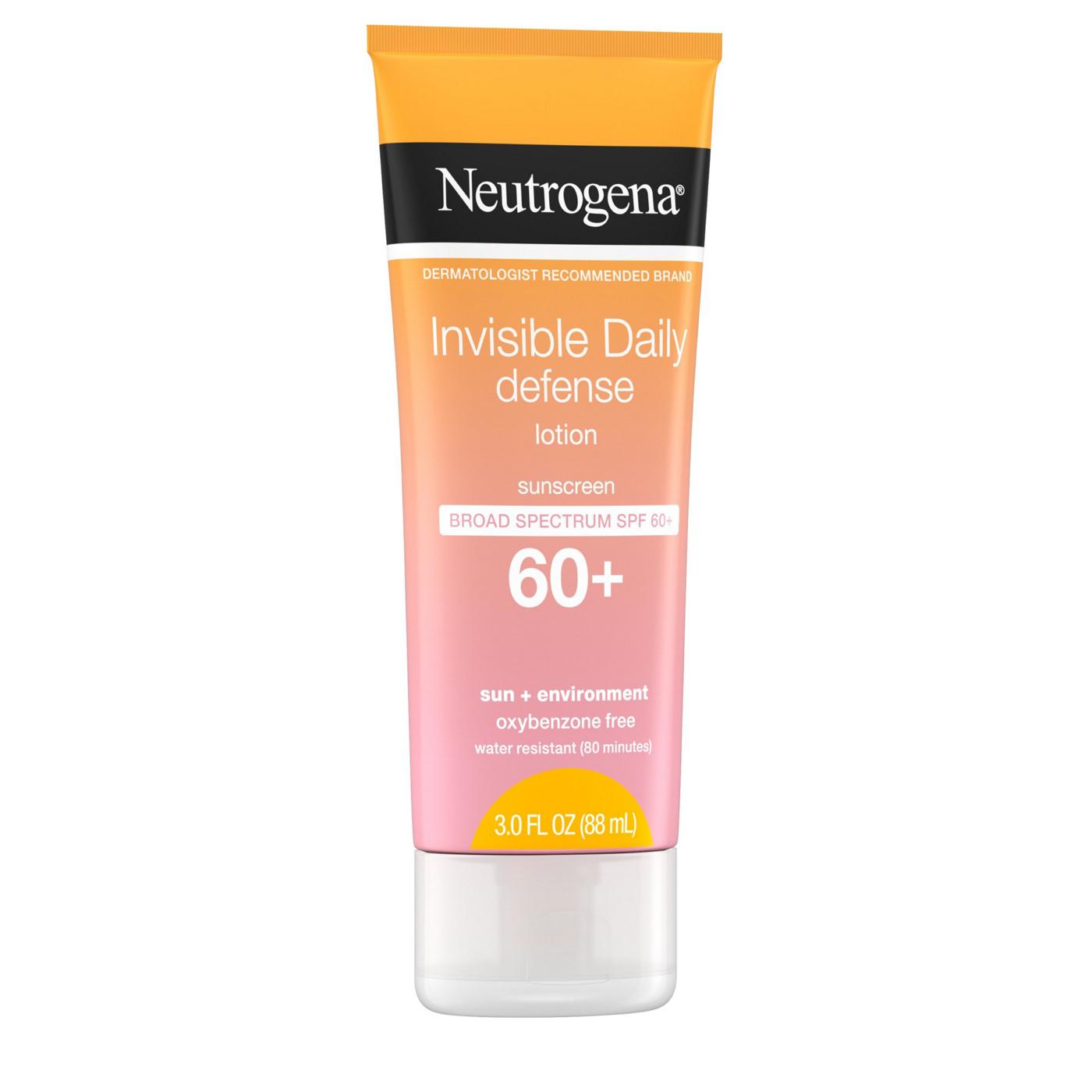 Neutrogena Invisible Daily Defense Spf60+ Lotion 3oz