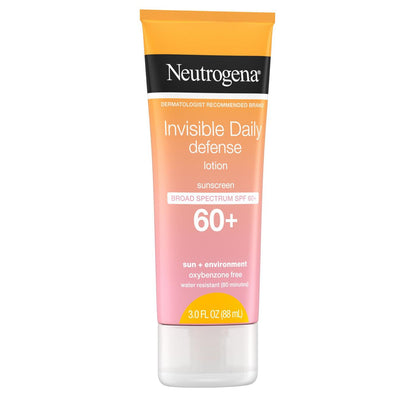 Neutrogena Invisible Daily Defense Spf60+ Lotion 3oz