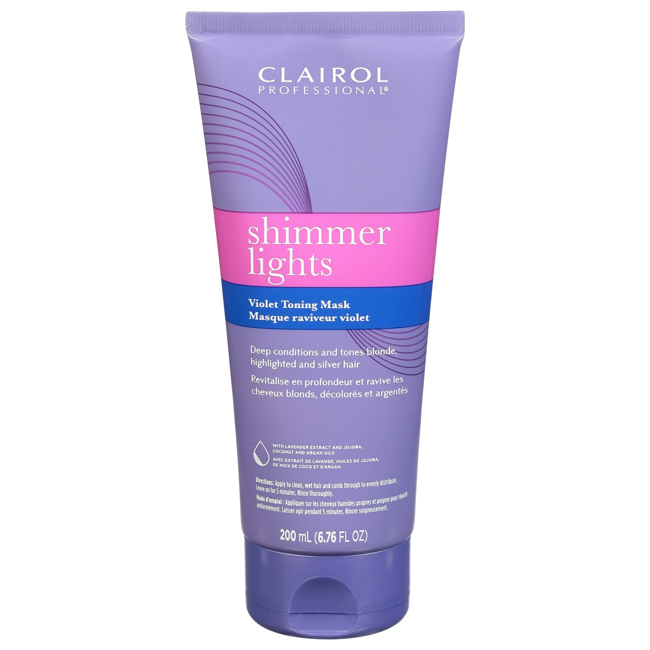 Clairol Shimmer Lights Violet Toning Mask 6.76oz