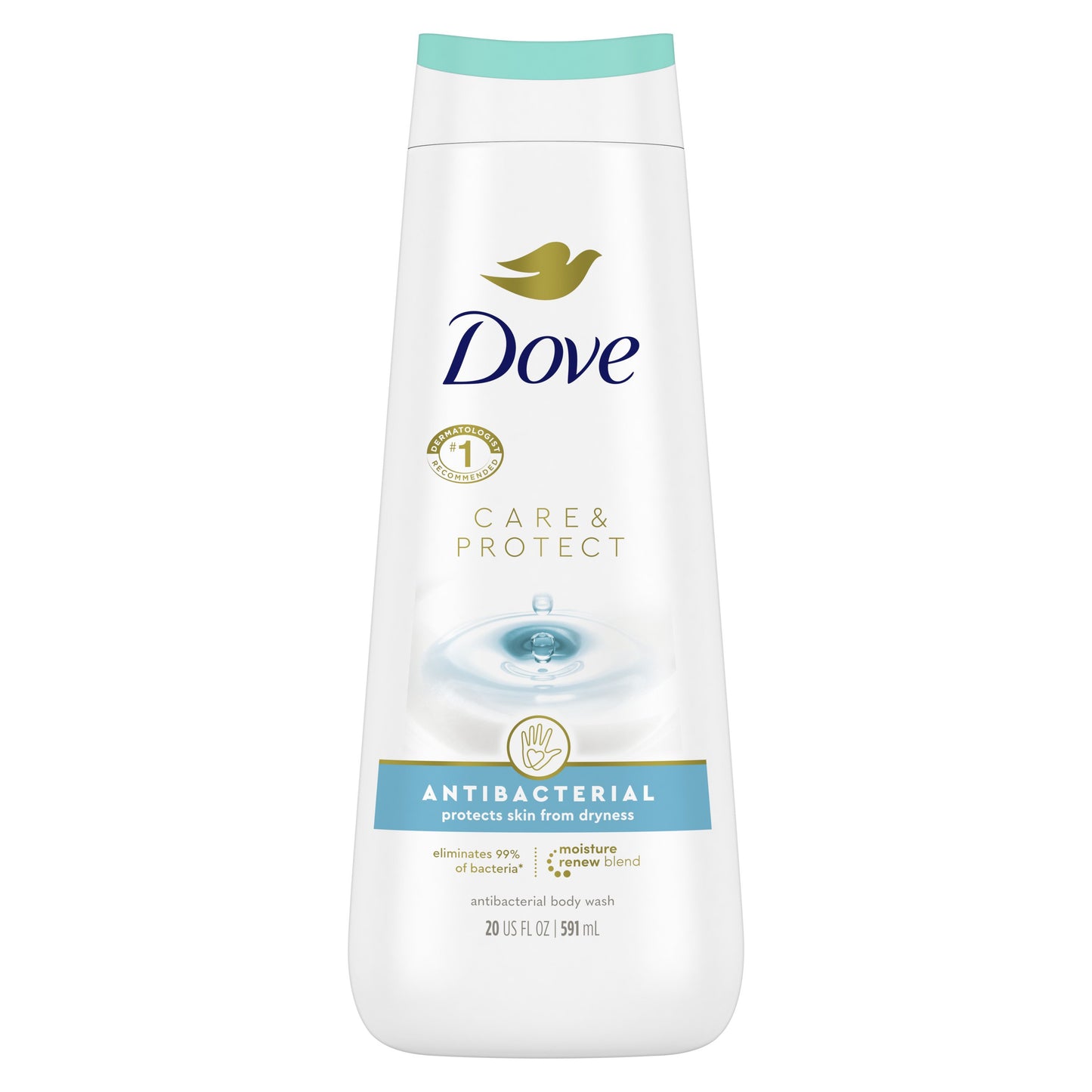 Dove Body Wash Care & Protect Anti-Bacterial 20oz