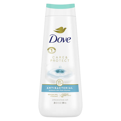 Dove Body Wash Care & Protect Anti-Bacterial 20oz