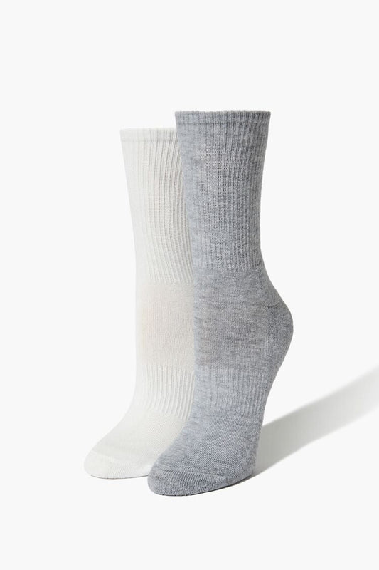 Russell Fashion Foot Women's Crew Liner Sock, 2 pairs
