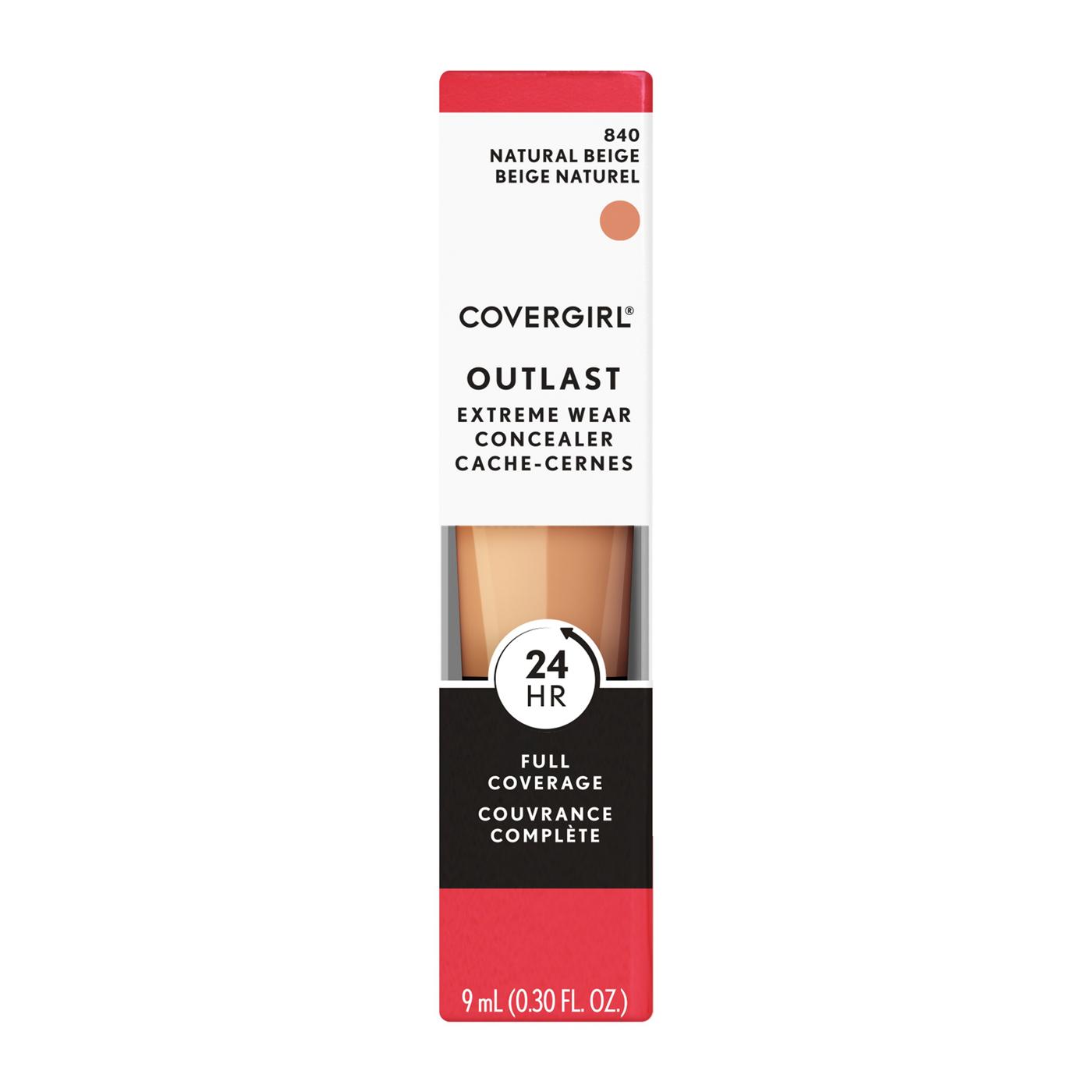 COVERGIRL Outlast Extreme Wear Concealer, Natural Beige