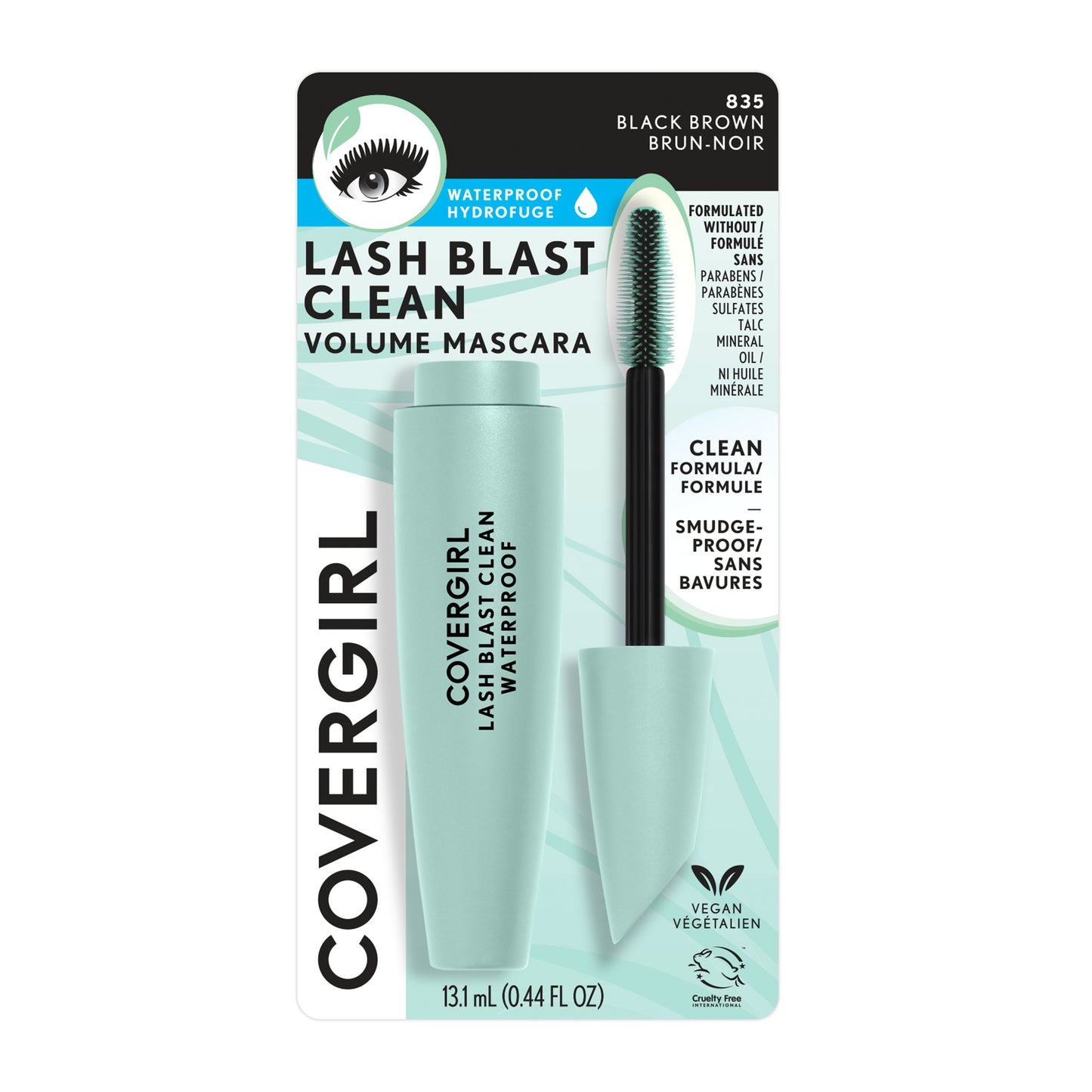 COVERGIRL Lash Blast Cleantopia Waterproof Mascara - 835 Black Brown