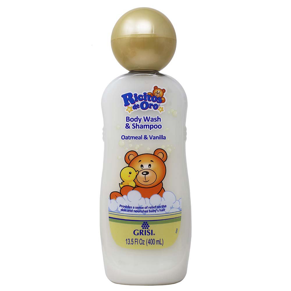 Ricitos De Oro Baby Body Wash & Shampoo Oat / Vanilla 13.5oz