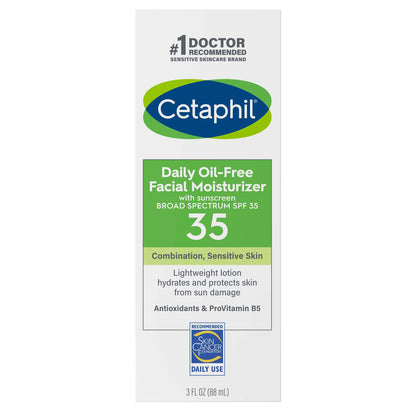 Cetaphil Daily Facial Am Moisturizr Oil-Free Spf#35 3oz