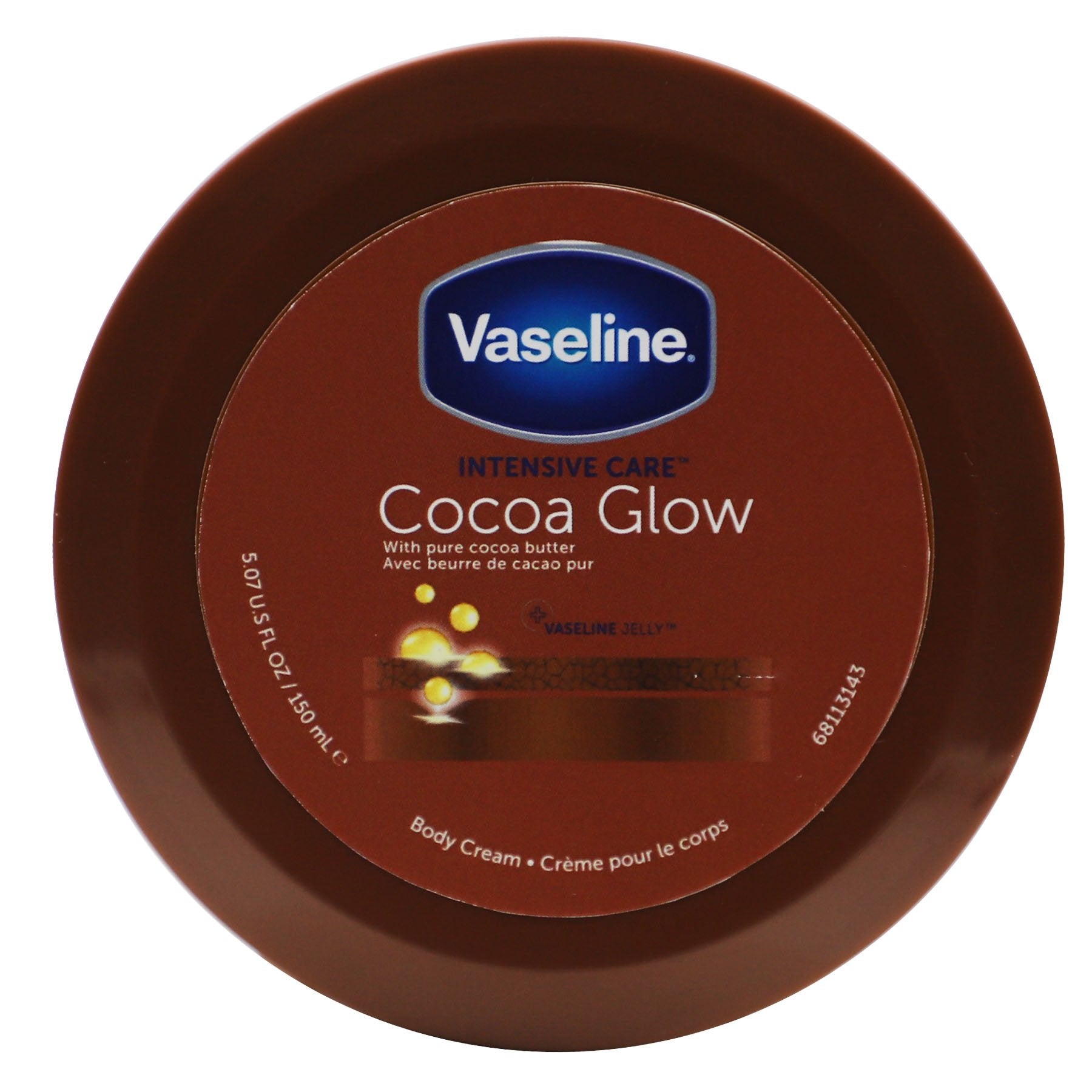Vaseline Intensive Care Body Cream Cocoa Glow 2.53oz (12in)
