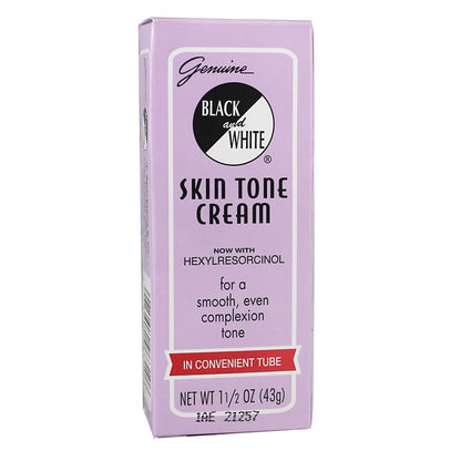 Black & White Skin Tone Cream Tube 1.5oz