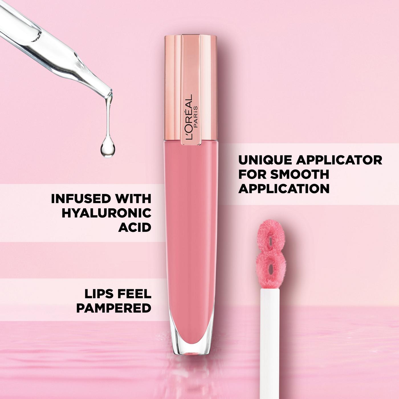 L'ORÉAL PARIS Glow Paradise Hydrating Tinted Lip Balm-in-Gloss with Pomegranate Extract, 110 Fete de Fleurs, 0.23 fl oz