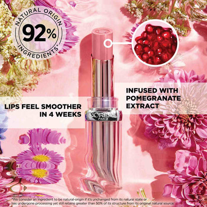 L'ORÉAL PARIS Glow Paradise Balm-in-Lipstick with Pomegranate Extract, 110 Pastel Exaltation, 0.1 oz