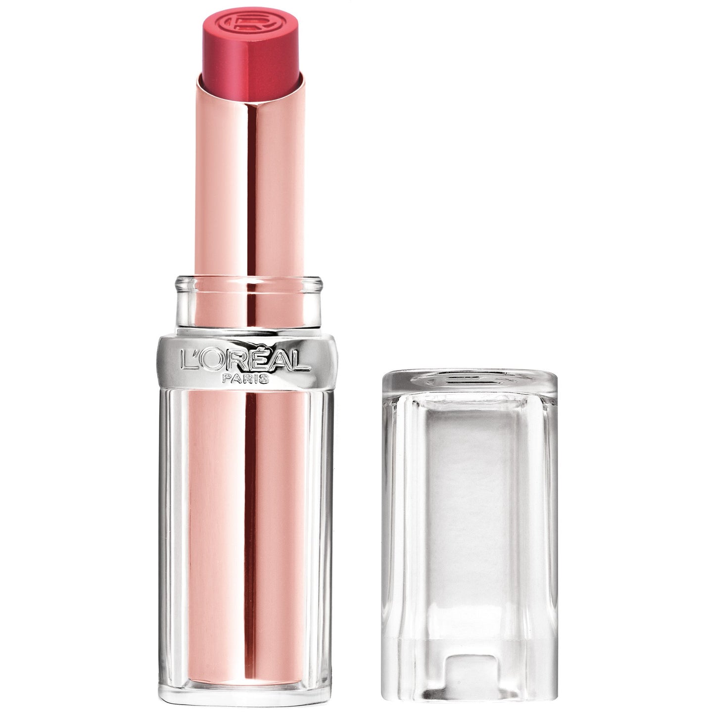 L'ORÉAL PARIS Glow Paradise Balm-in-Lipstick with Pomegranate Extract, 150 Rose Mirage,  0.1 oz