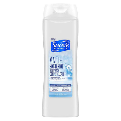 Suave Body Wash Deeply Clean Anti-Bacterial 18oz