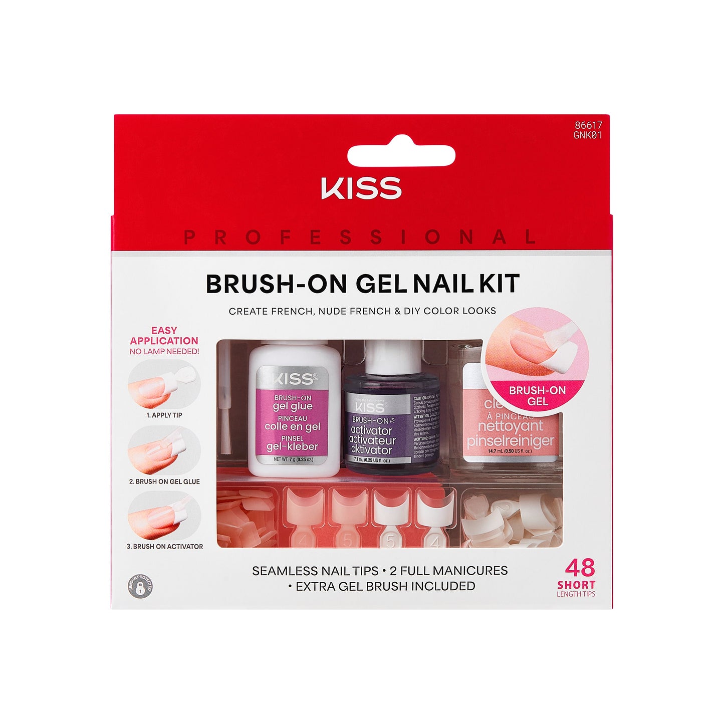 KISS Brush-On Gel Nail Kit