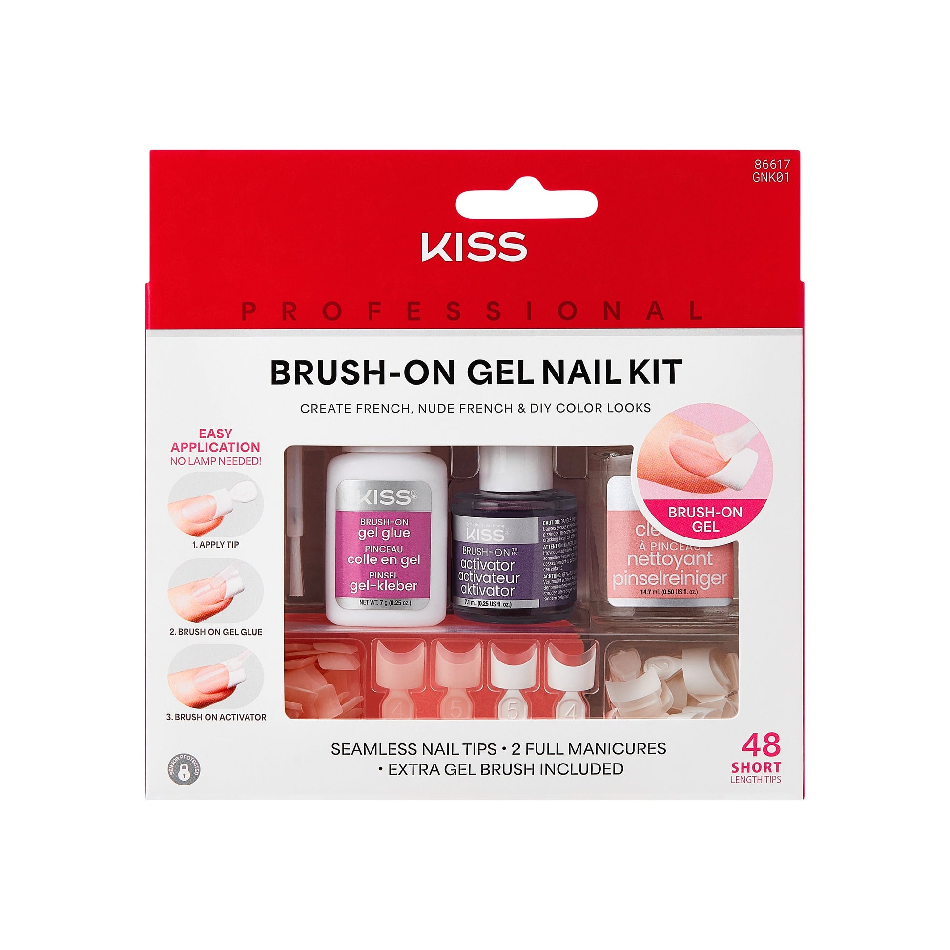 KISS Brush-On Gel Nail Kit