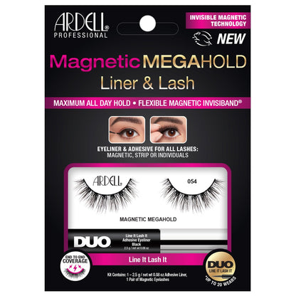 Ardell Magnetic MegaHold Liquid Liner & Lash Kit - 054 Black