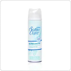 Gillette Satin Care Shave Gel Ultra Sensitive 2.5oz (12in)