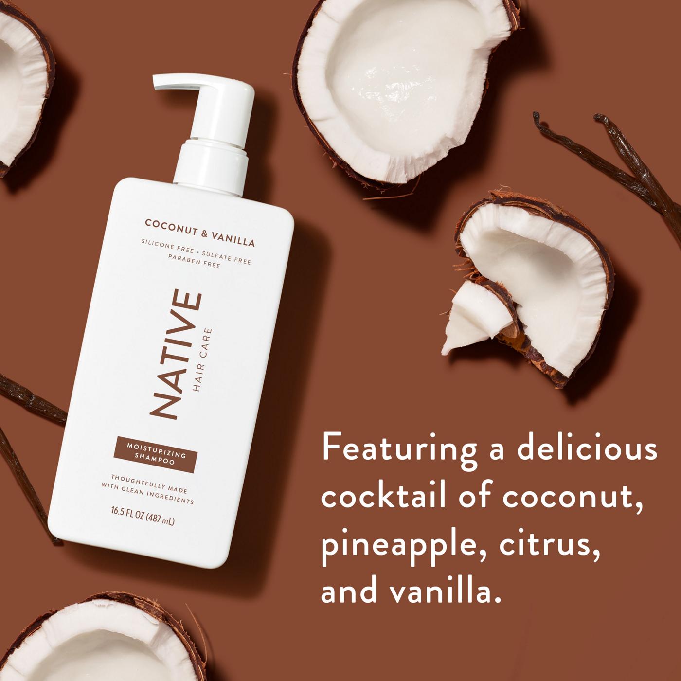 Native Coconut & Vanilla Moisturizing Shampoo, 3 oz