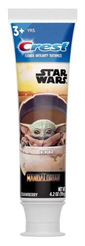 Crest Toothpaste 4.2oz Kids Star Wars Tube Strawberry