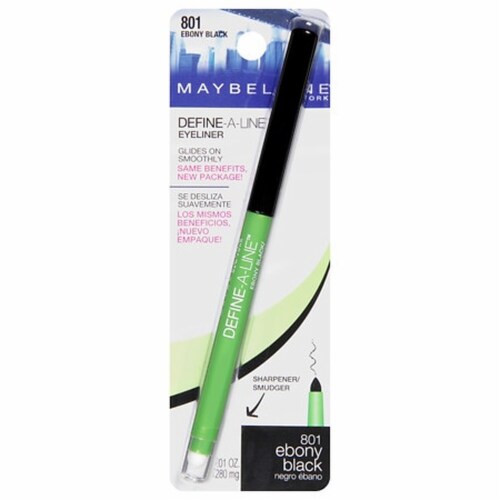 MAYBELLINE New York Define-A-Line Eye Liner Eye Makeup, 803 Brownish Black, 0.01 oz
