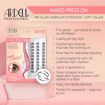 Ardell Press On Underlash Extensions - Wispies Volume, 30 count