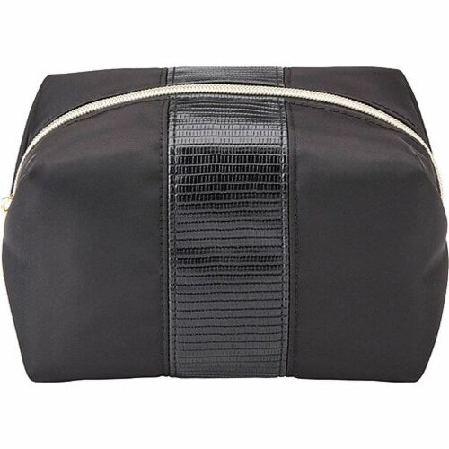 CONAIR basics Eco-Friendly Zippered Beauty Cosmetic Makeup Bag - Black